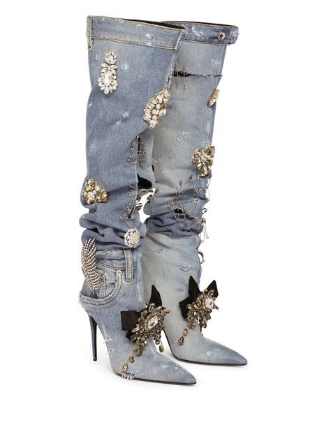 dolce gabbana military boots|dolce and gabbana embellished boots.